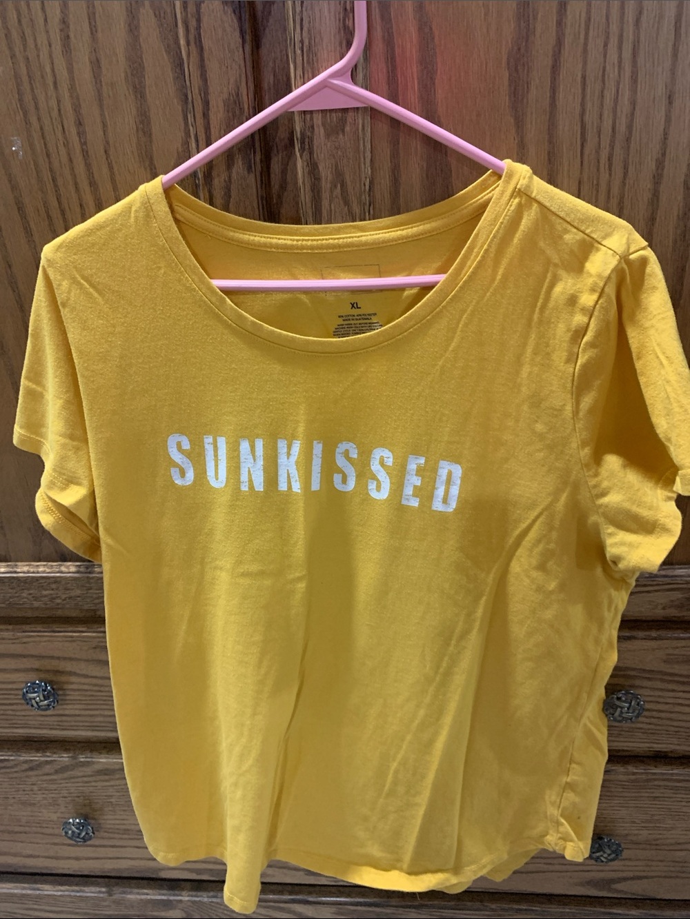 Sonoma Yellow 'SUNKISSED' Short Sleeve Tee